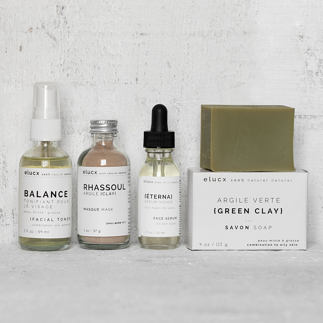 DELUXE Skin Care Set for COMBINATION Skin type