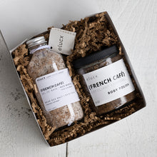 Load image into Gallery viewer, FRENCH CAFÉ gift set (salt bath + body polish)
