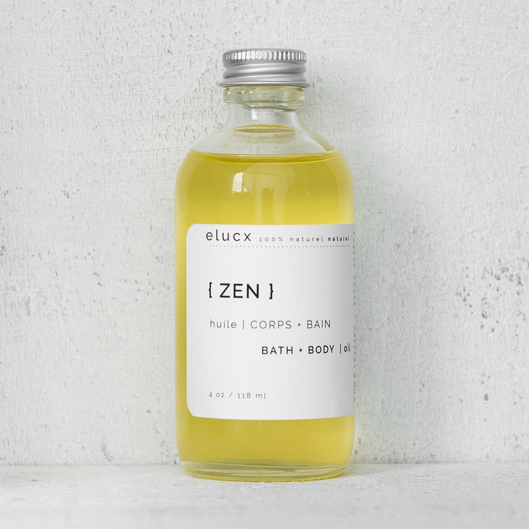 ZEN Bath + Body Oil silky and moisturizing